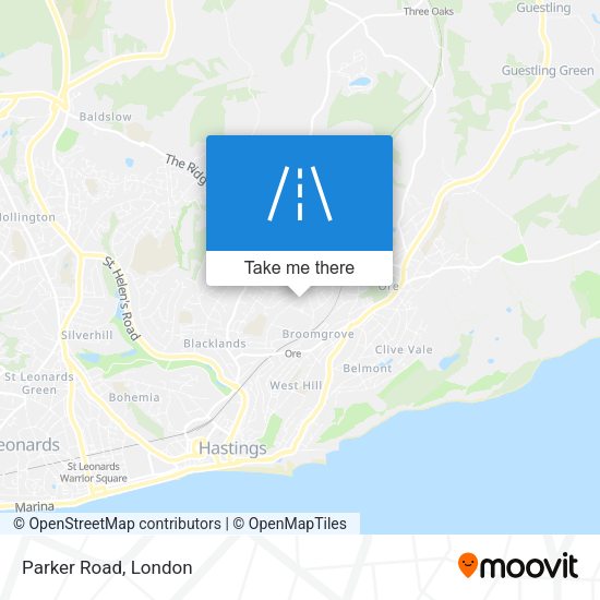 Parker Road map
