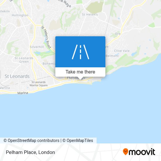 Pelham Place map