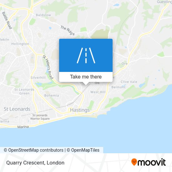Quarry Crescent map