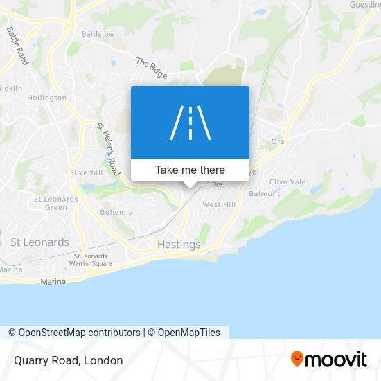 Quarry Road map