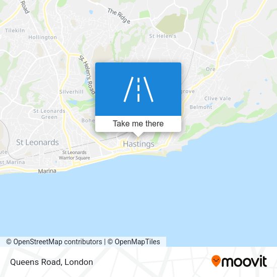 Queens Road map
