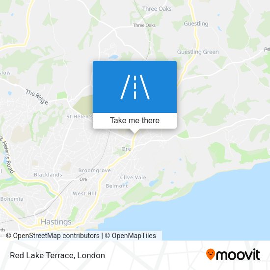 Red Lake Terrace map