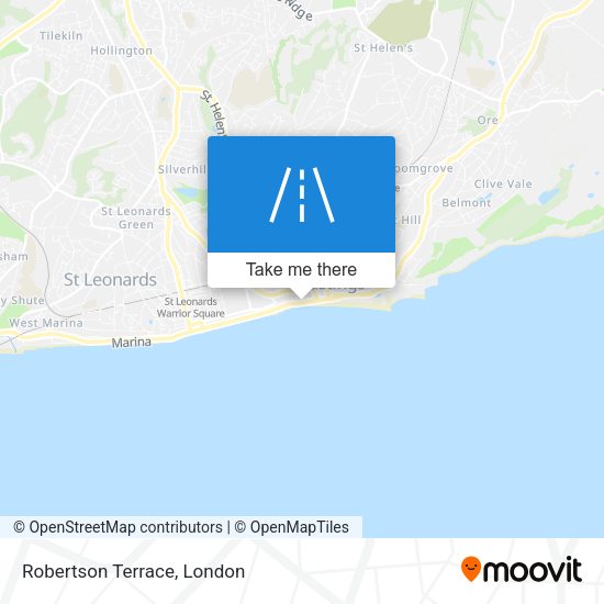 Robertson Terrace map