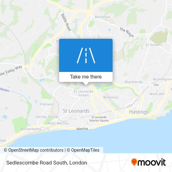 Sedlescombe Road South map