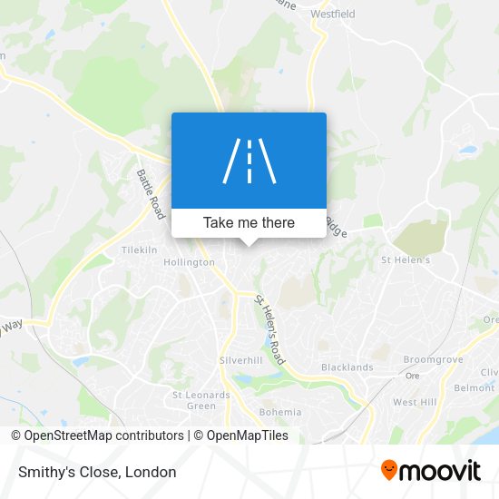 Smithy's Close map