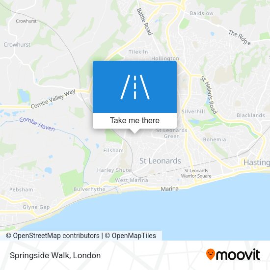 Springside Walk map