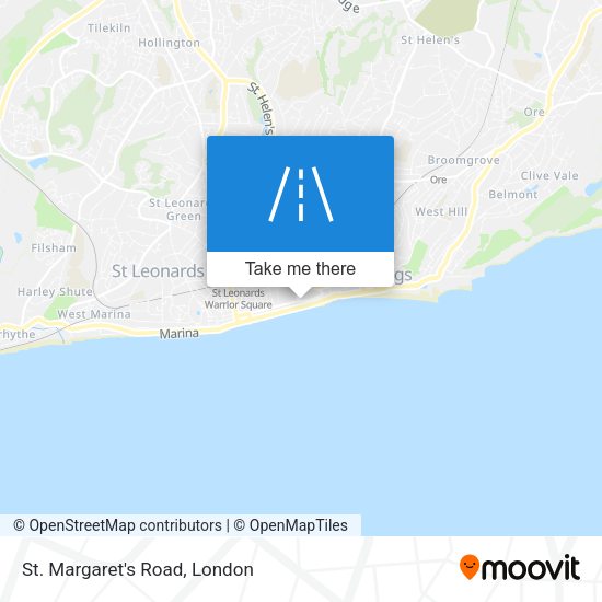 St. Margaret's Road map