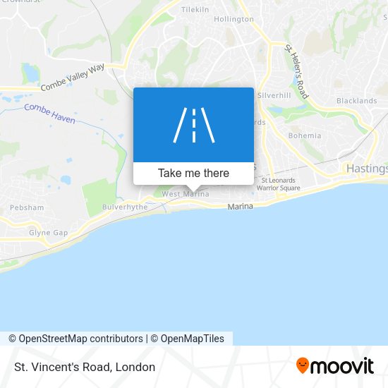St. Vincent's Road map