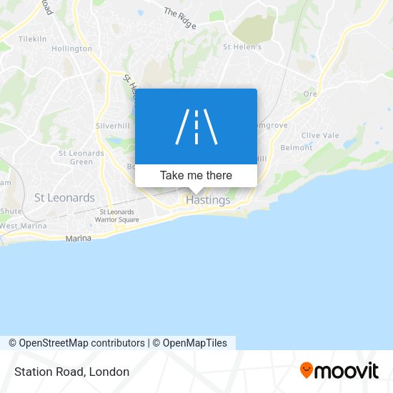 Station Road map