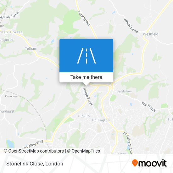 Stonelink Close map