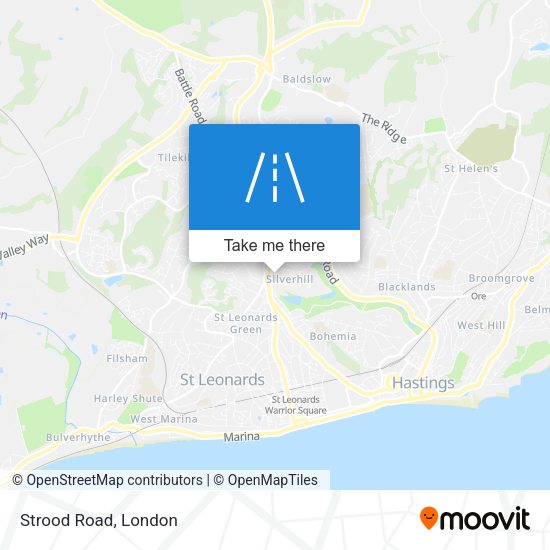 Strood Road map