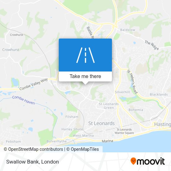 Swallow Bank map