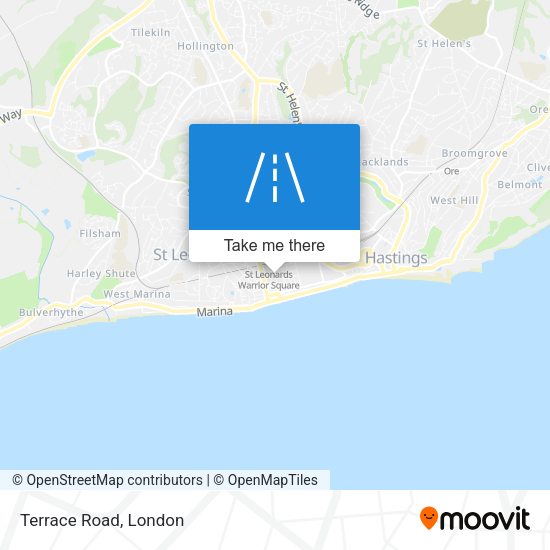 Terrace Road map