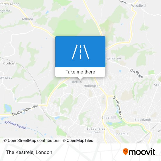 The Kestrels map