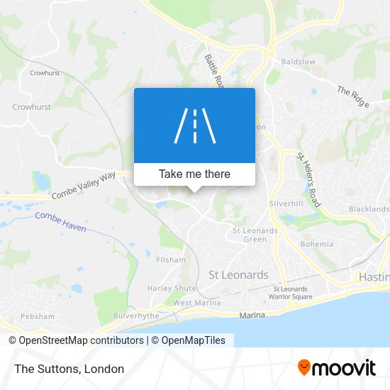 The Suttons map