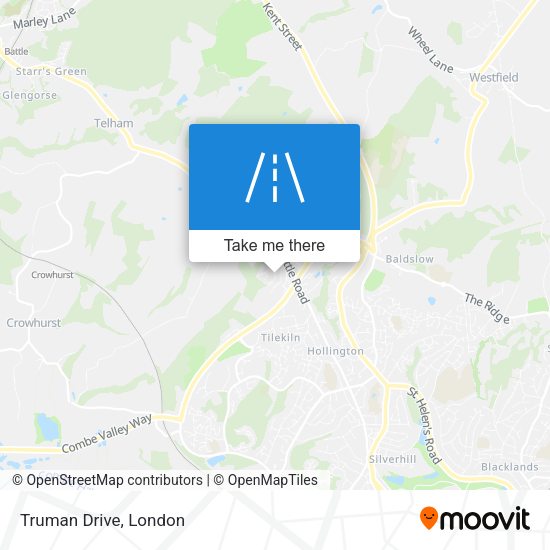 Truman Drive map