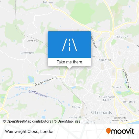 Wainwright Close map