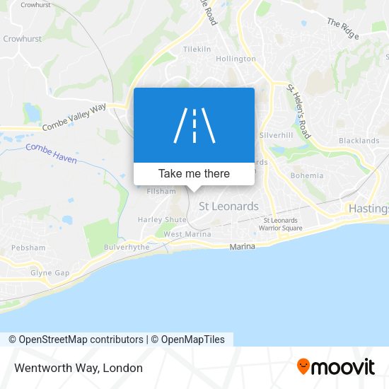 Wentworth Way map