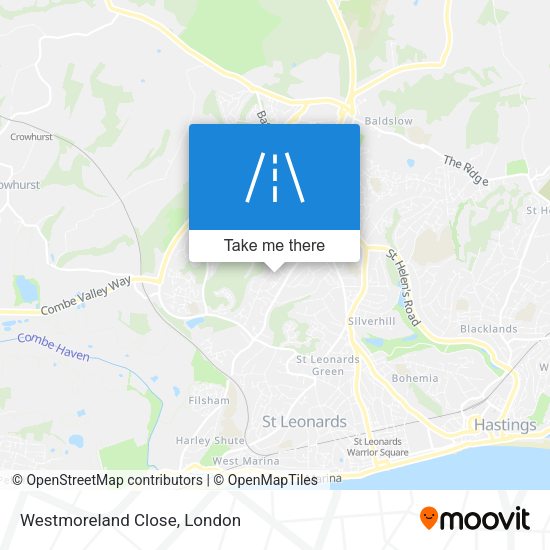 Westmoreland Close map