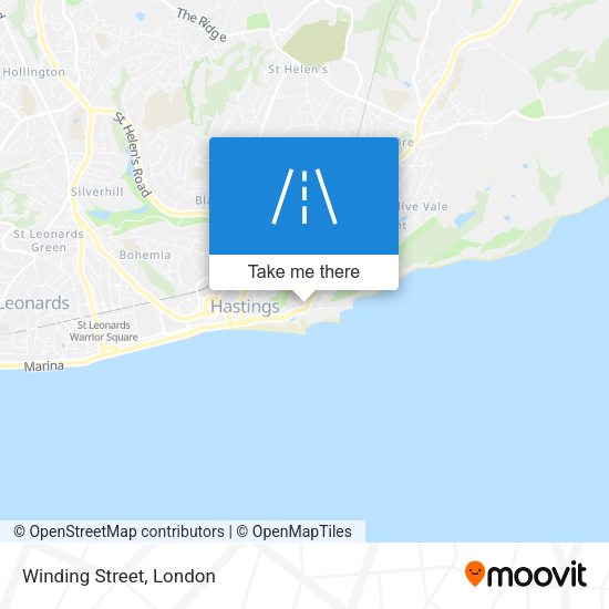 Winding Street map
