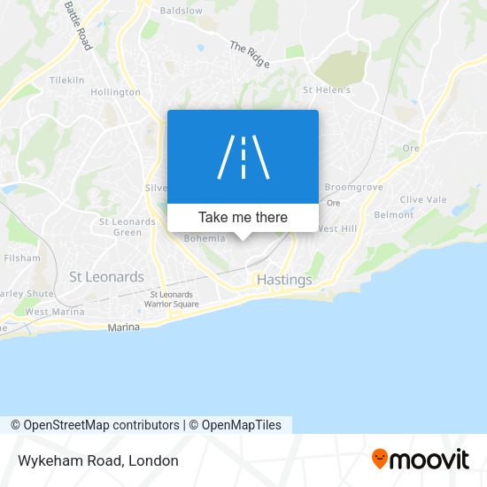 Wykeham Road map