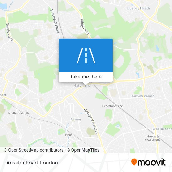 Anselm Road map