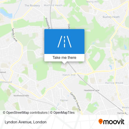 Lyndon Avenue map