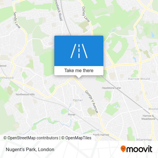 Nugent's Park map