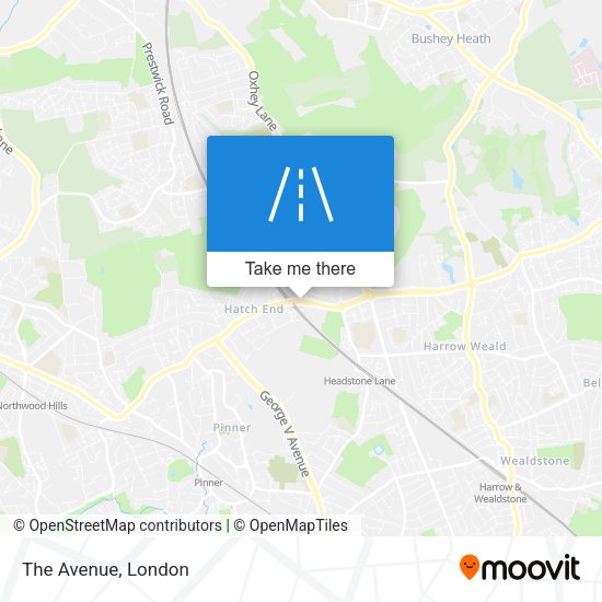 The Avenue map