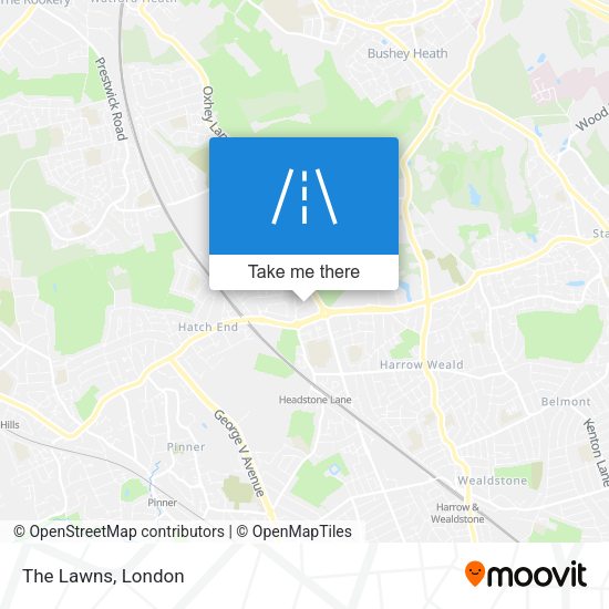 The Lawns map