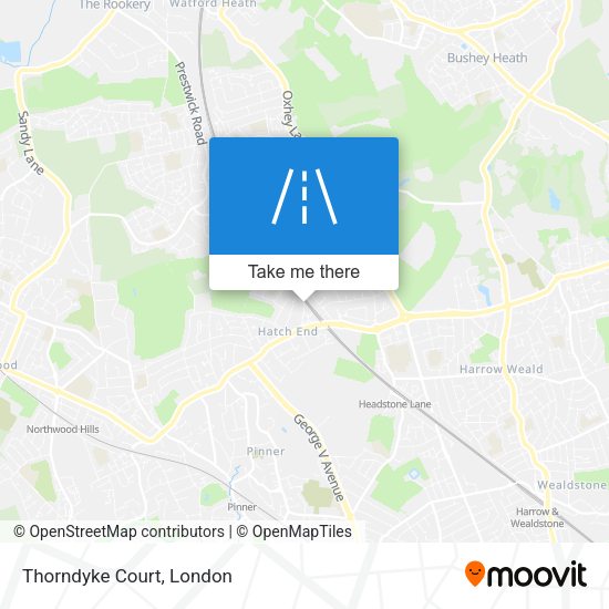 Thorndyke Court map