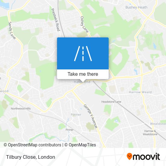 Tilbury Close map