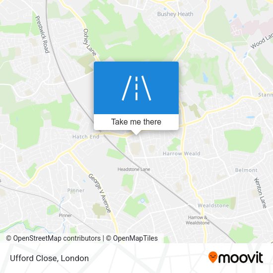 Ufford Close map