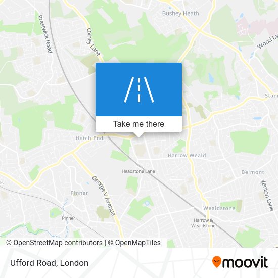 Ufford Road map