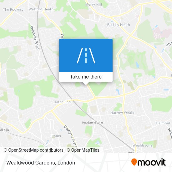 Wealdwood Gardens map