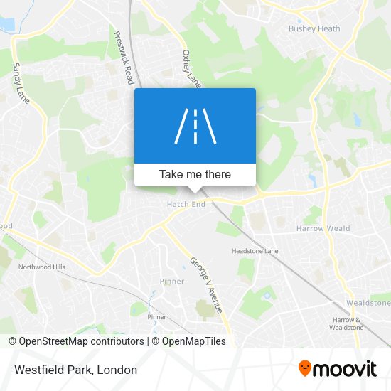 Westfield Park map