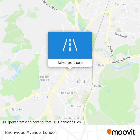 Birchwood Avenue map
