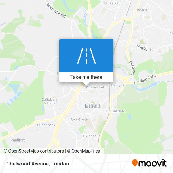 Chelwood Avenue map