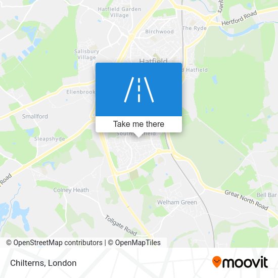 Chilterns map