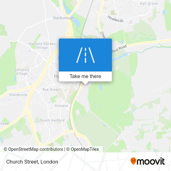 Church Street map