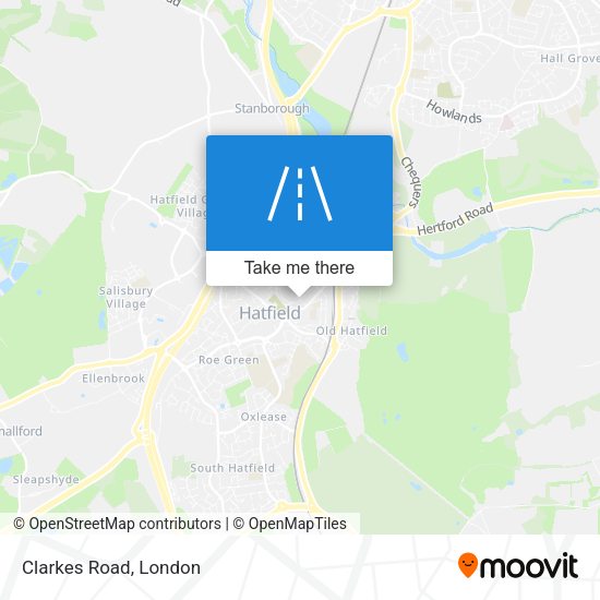 Clarkes Road map