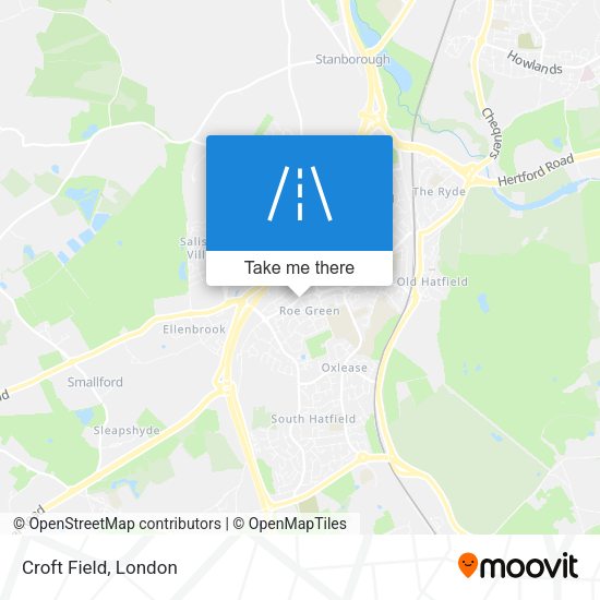 Croft Field map