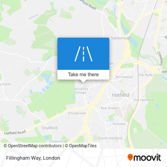 Fillingham Way map