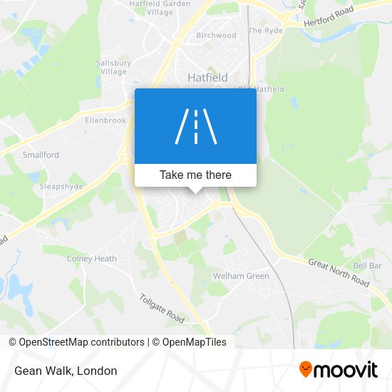 Gean Walk map