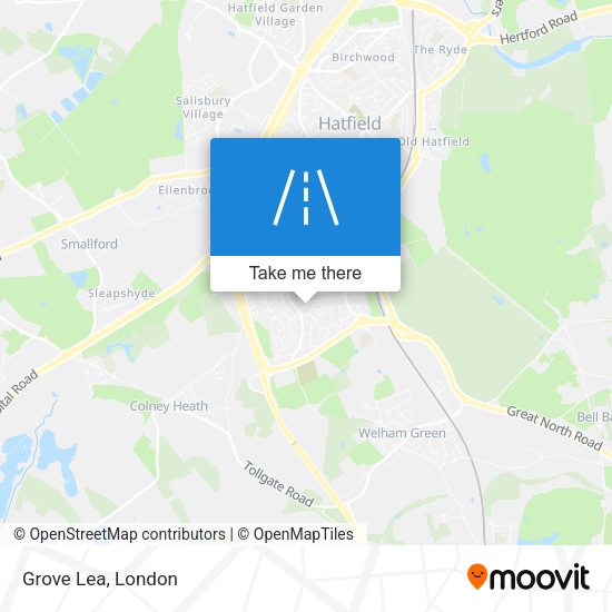 Grove Lea map