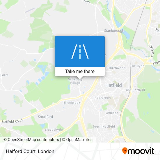 Halford Court map