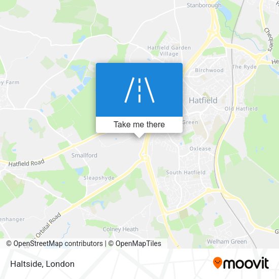 Haltside map