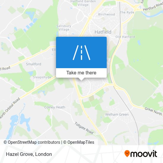 Hazel Grove map