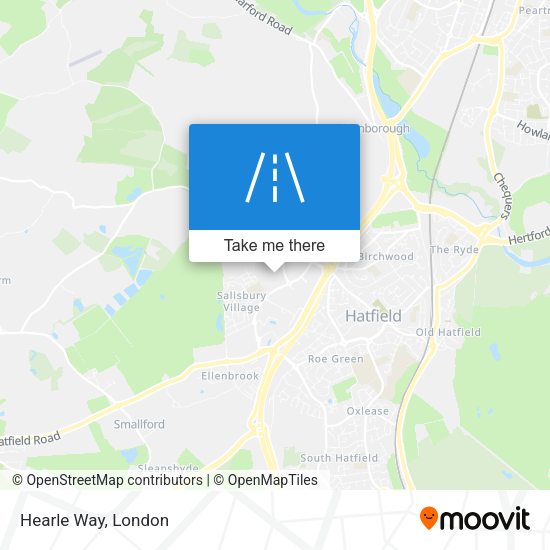 Hearle Way map