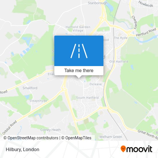 Hilbury map